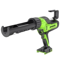 Пистолет для герметиков акк.  GREENWORKS G24CAU, 24V,  макс 310 мл, 1400–2900Н,1-10 мм/с, c 1хАКБ 2Ач и ЗУ