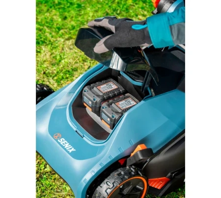 Газонокосилка акк. SENIX LPSX2-M-EU-0 2X2 2*20V Li-Ion 43см 25/75мм 50л цент.рег. Арт. LPSX2-M-EU-0