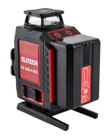 Нивелир лазерный Elitech ЛН 360-4-ЗЕЛ 25м 0.3мм/м 360град 4 зеленых луча 1/4 Арт. ЛН 360-4-ЗЕЛ
