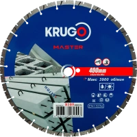 Диск алм KRUGO MASTER PRO 400*25.4мм сегмен. по бетону Арт. 81054000256