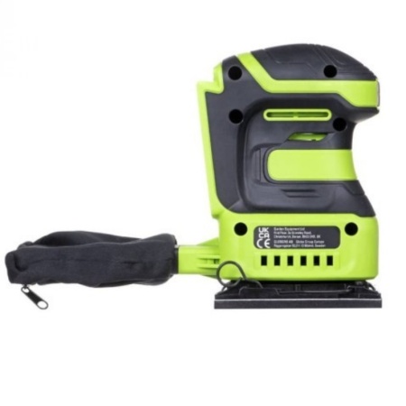 Плоская шлифмашина акк.GREENWORKS G24SS14, 115x140мм,5500 об/мин,ампл. 1,6 мм,1х2Ач,ЗУ,кор (3100507CUA)