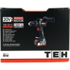 Дрель аккумуляторная уд TEH TDBL1520-1B 20V*4Ah Li-Ion бесщет дв. 1 АКБ и ЗУ кейс Арт. TDBL1520-1B