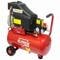 Компрессор Elitech КПМ 200/24 Промо (Е0503.001.00) 24л, 220л/мин, 1,5 кВт Арт. КПМ 200/24 Промо (Е0503.0