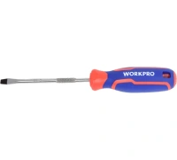 Отвертка SL5,5х100мм шлицевая CR-V WORKPRO Арт. WP221016