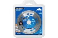 Диск алм Vertextools 125*1.1*22.2 мм сплошной 7D по керамике Арт. 04-125-7