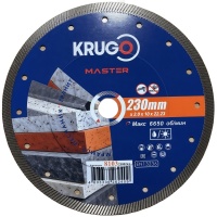 Диск алм KRUGO MASTER 230*22.2мм ультратонкий для тв. материалов Арт. 81032300241