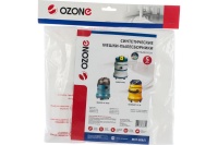 Мешки для пылесоса OZONE turbo MXT-309/5 5шт/упак синтетические одноразовые для SPARKY BOSCH DEWALT Арт. MXT-309/5