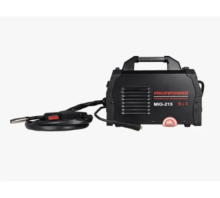 Полуавтомат PROFIPOWER MIG-215 5в1 20-215А 0.8-1мм 40-240В Арт. E0257