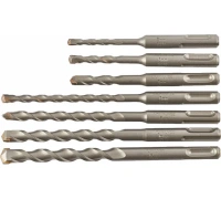 Набор буров SDS+ MILWAUKEE 7шт 5-8мм*110мм 6-12мм*160мм Арт. 4932471244