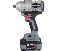 Гайковерт аккумуляторный PROFIPOWER T-900N 1/2 18V* 900Нм 4Ah Li-lon акб З/У кейс Арт. E0186M1