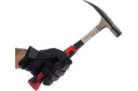 Молоток 600гр кровельщика цельнометаллический, двухкомпонентная рукоятка Matrix