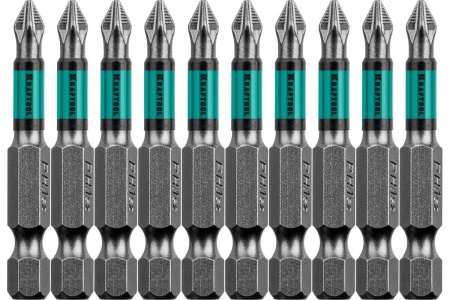 Набор бит KRAFTOOL PН1, 50 мм, Optimum Line, 10 шт Арт. 26122-1-50-10