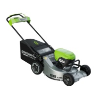 Газонокосилка акк. GREENWORKS LM221S 82V Li-Ion 56см 25/115мм 65л цент.рег. без акк. и З/У Арт. 2519407