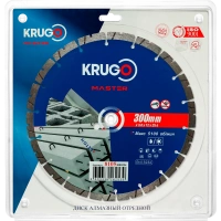 Диск алм KRUGO MASTER PRO 300*25.4мм сегмен. по бетону Арт. 81053000254