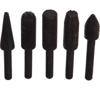 Шарошки метал.для фигур.отверстий по металлу 5шт FIT Арт. 36475