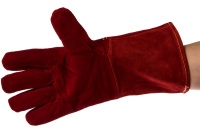 Краги сварщика Elitech красные Арт. 0606.015700