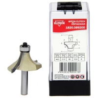 Фреза карнизная 2 лезвия,хв-8мм рад.15.9х21.5мм Elitech Арт. 1820.089200