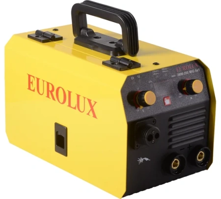 Полуавтомат Eurolux IWM-200 MIG 20-200А 4.8кВт 0.8-1.0мм 270В Арт. 65/180