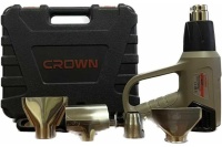 Фен технический CROWN CT19007 2кВт 50-600t 350-500л/мин ступ. регул. защит. от перег. без насадок Арт. CT19007