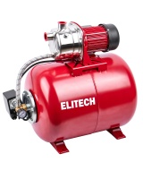 Станция насосная Elitech САВ 1200-50Н 1200Вт, 50л, 44м, 58л/мин Арт. САВ 1200-50Н