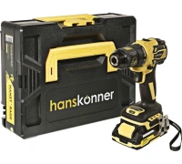 Дрель акк б/щ Hanskonner HCD2065BLC 18В 65Нм,2х2.0Ач,13мм БЗП 2 акк. Арт. HCD2065BLC