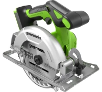 Пила дисковая акк GREENWORKS GD24CS165 24V Li-Ion 165*20мм без акк и ЗУ Арт. 1501607