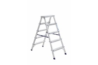 Стремянка 2-сторонняя Алюмет алюминиевая 5-х ступ Арт. AD7205