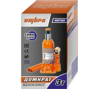 Домкрат гидравлический 3т 180-350мм бутылочный OHT103 OMBRA Арт. 55410