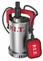 Насос дренажный PIT PSW550-C1 550Вт, 150л/мин, 5мм, ЧВ, нержавеющий корпус Арт. PSW550-C1