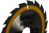 Диск пильный 165х30х18T DeWALT CONSTRUCTION Арт. DT1936-QZ