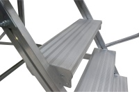 Лестница с площадкой Krause 7 ступеней 3.7м Арт. 820051