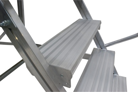 Лестница с площадкой Krause 7 ступеней 3.7м Арт. 820051