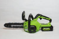 Пила акк. GREENWORKS G24CS25 24V 10" 3/8" 1.1мм 45зв. без акк. и З/У Арт. 2007707
