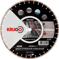 Диск алмазный KRUGO 500*25.4*4.0мм сегментый по бетону Арт. LCB20A