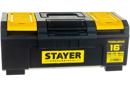 Ящик для инструмента STAYER TOOLBOX-16 16" 39*21*16см Арт. 38167-16