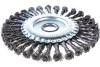 Корщетка-колесо Elitech 175мм, стальная витая проволока, посадка 22,2 мм 1820.073600