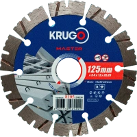 Диск алм KRUGO MASTER PRO 125*22.2мм сегмен. по бетону Арт. 81051250250