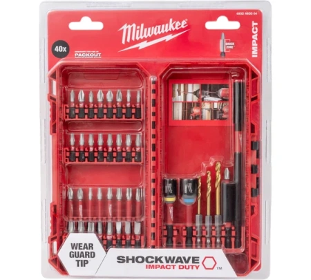 Набор бит MILWAUKEE SHOCKWAVE GEN III 40шт Арт. 4932492004