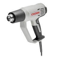 Фен технический CROWN CT19043K 2кВт 50-650t 50-600л/мин ступ. регул. защит. от перег. Арт. CT19043K