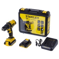 Дрель-шуруповерт акк Stanley SCD2OS2K 18V*1.5Ah Li-ion 45Нм Арт. SCD20S2K-RU
