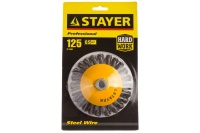 Щетка коническая для УШМ витая 125мм, М14 STAYER Арт. 35135-125