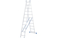 Лестница двухсекционная алюм. 2х11 307/39.5см СИБРТЕХ Арт. 97911
