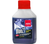 Масло для 2-х тактных двигателей AEG BLUE 2T Motor Oil API TC 100мл п/син. Арт. 33200