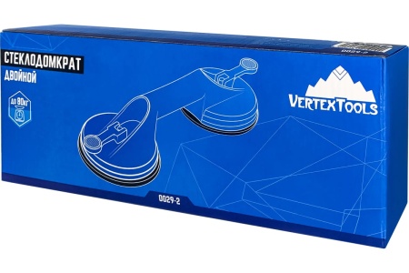Стеклодомкрат Vertextools двойной, 80кг Арт. 0029-2