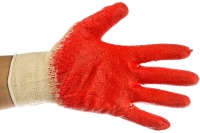 Перчатки хб, латексный облив, 13 класс Арт. 67724