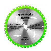 Диск пильный 184х20х40Т GREENWORKS Арт. 2943307