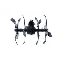 Насадка-культиватор для триммера с штангой 26мм, вал 9 зуб. сабельные фрезы PROFIPOWER Арт. E0060