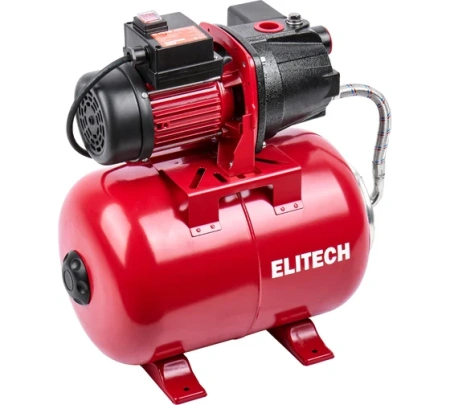 Станция насосная Elitech САВ 1000-24Ч 1000Вт, 24л, 44м, 53л/мин чугун Арт. САВ 1000-24Ч