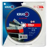 Диск алм KRUGO MASTER 350*32мм ультратонкий сплошной Арт. 81083500283