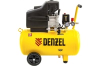 Компрессор воздушный Denzel прям. привод DC1500/50, 1,5 кВт, 50 литров, 220 л/мин Арт. 58161